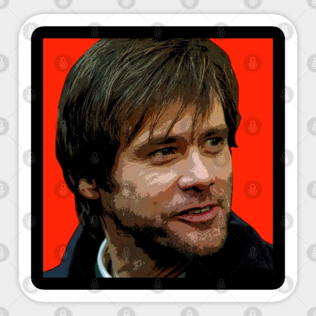 jim carrey Sticker by oryan80